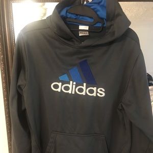 Boys large adidas hoodie (age 13,14)